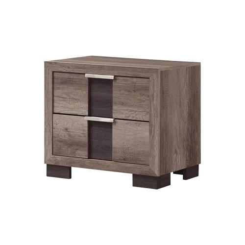 Bedroom set with Panel lighted headboard, dresser mirror and nighstand